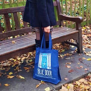 Blue Door Tote Bag | Notting Hill Shopping Bag - Notting Hill Shopping Bag