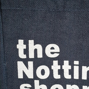 Navy Jute Bag | Notting Hill Shopping Bag - Notting Hill Shopping Bag