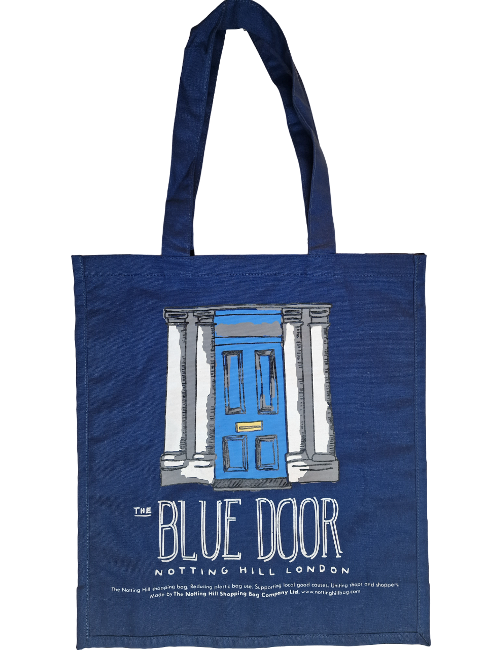 Blue Door Tote Bag | Notting Hill Shopping Bag - Notting Hill Shopping Bag