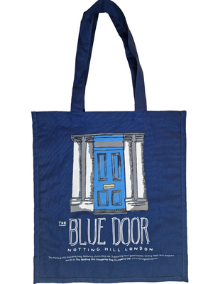 Blue Door Tote Bag | Notting Hill Shopping Bag - Notting Hill Shopping Bag