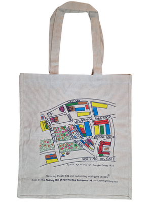 Notting Hill Map | Notting Hill Shopping Bag - Notting Hill Shopping Bag