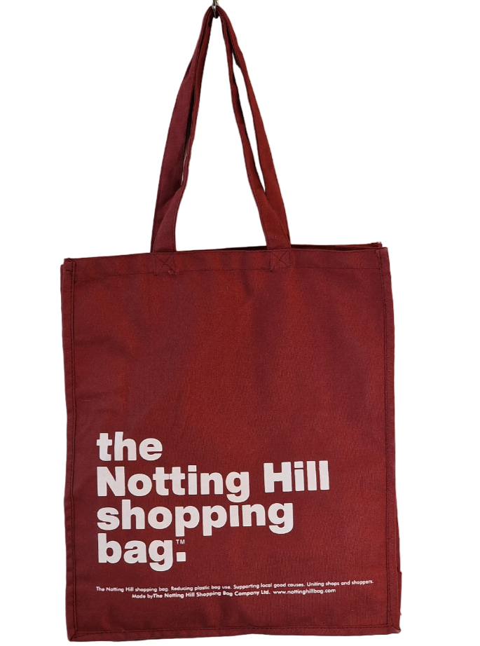 Original Cotton Bag Burgundy | Notting Hill Bag - Notting Hill Shopping Bag