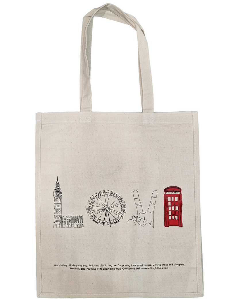 Love Tote Bag | Notting Hill Shopping Bag - Notting Hill Shopping Bag