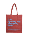 Red Jute Bag | Notting Hill Shopping Bag - Notting Hill Shopping Bag